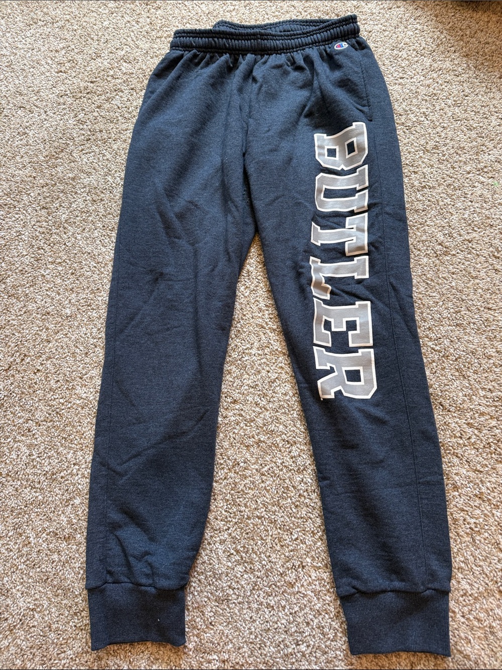 Champion Navy Sweat Joggers with 'BUTLER' Side Logo